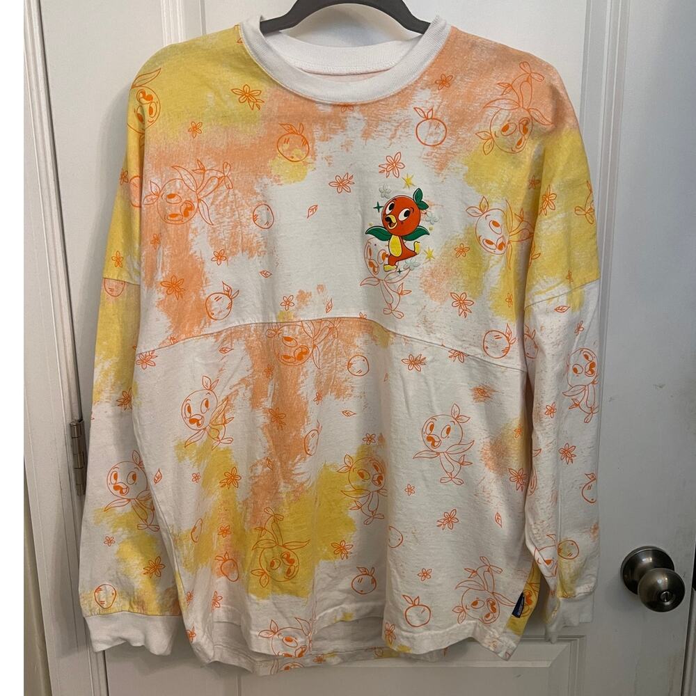 Disney Parks EPCOT Flower & Garden Festival Orange Bird Spirit Jersey S Tie Dye - Picture 3 of 7